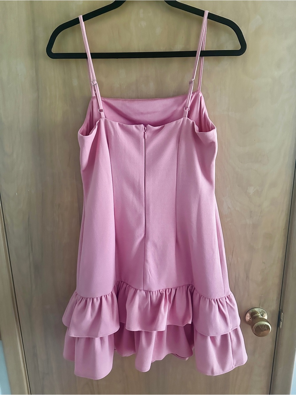 BCBGeneration Pink Double Ruffle Mini Dress - Picture 8 of 8